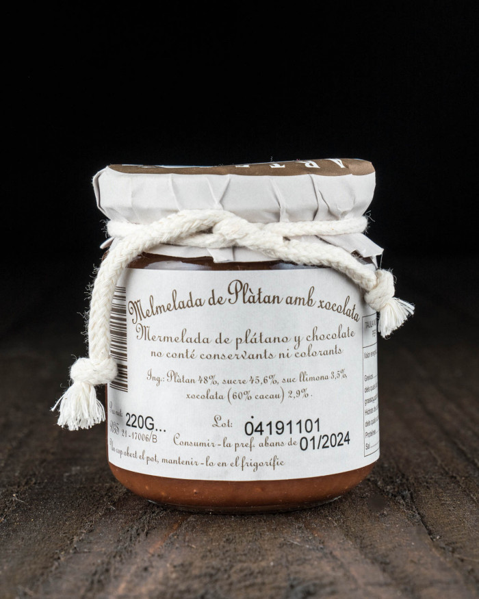 Mermelada de «Plátano y Chocolate»