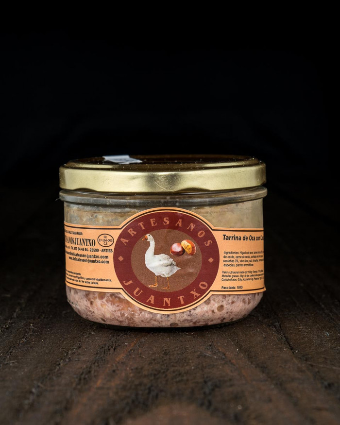 Paté casero «Oca con Castaña»